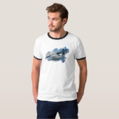 水上飛行機 Tシャツ (正面フル)