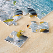 水下および水上の熱帯島 ジグソーパズル (側面)