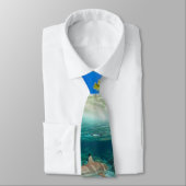 水下および水上の熱帯島 ネクタイ (タイ)