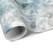 水下および水上の熱帯島 ラッピングペーパー (ロールコーナー)