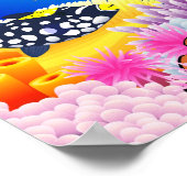 水下の海 ポスター (角)