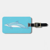 水下イルカ ラゲッジタグ (正面横)