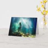 水下 – グリーティングカード (黄色い花)