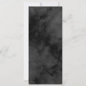 水不気味色ジャック・オ・ランタンハローウィンパーティ 招待状 (裏面)