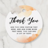 水不気味色ジャック・オ・ランタン・ハロウィーン フェイバータグ (裏面)