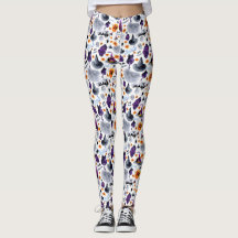 水不気味色ハロウィーンパターン