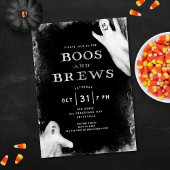 水不気味色幽霊たちハローウィンパーティ招待状 シーズンカード