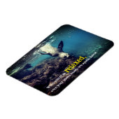 水中おもしろいライオン マグネット (左側)