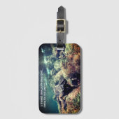 水中おもしろい海産イグアナ ラゲッジタグ (正面縦)