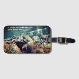 水中おもしろい海産イグアナ ラゲッジタグ