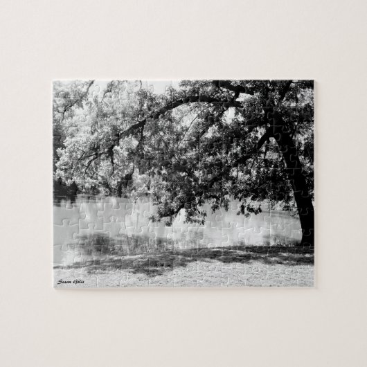 水中での反射ファインアートパズル ジグソーパズル (横)