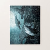 水中での生活が難しい ジグソーパズル (縦)