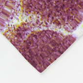 水中での砂の撮影 フリースブランケット (角)