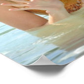 水中でポーズをグループ化 ポスター (角)