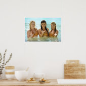 水中でポーズをグループ化 ポスター (キッチン)