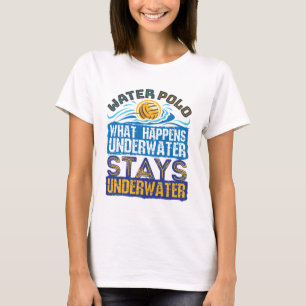 水中で何が起こるか Tシャツ