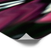 水中で反射するシクラメン ポスター (角)