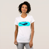水中で泳ぐ人魚 Tシャツ (正面フル)