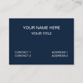 水中で泳ぐ魚の魚釣り 名刺 (裏面)