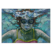 水中で泳ぐ カッティングボード (正面)