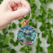 水中で泳ぐ キーホルダー (手)