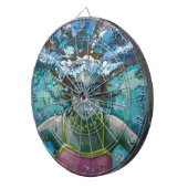 水中で泳ぐ ダーツボード (正面右)