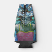 水中で泳ぐ ボトルクーラー (裏面)