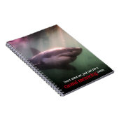 水中で白いカザメ ノートブック (右側)