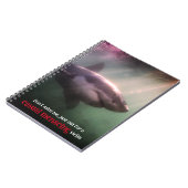 水中で白いカザメ ノートブック (左側)