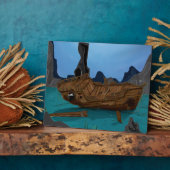 水中で難破する フォトプラーク (側面)