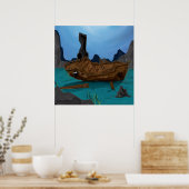 水中で難破する ポスター (キッチン)