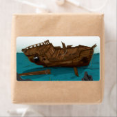 水中で難破する ラベル (インサイチュ)