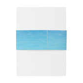 水中で魚を2匹削減 招待状ベリーバンド (裏面例)