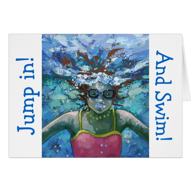 水中で (正面横)