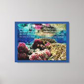 水中で キャンバスプリント (正面)