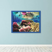 水中で キャンバスプリント (インサイチュ (ウッドフロア))