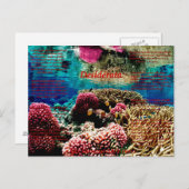 水中で ポストカード (正面/裏面)