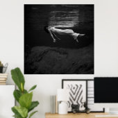 水中にいる人 ポスター (ホームオフィス)