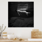 水中にいる人 ポスター (キッチン)