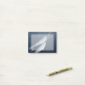 水中に一緒に泳ぐかわいいNarwhals ポストイット (デスク上)