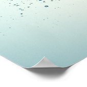 水中に気泡を形成する液滴 ポスター (角)