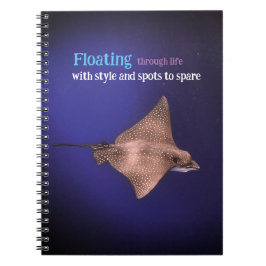 水中に点在する鷲の光線 ノートブック