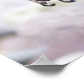 水中に産卵するハチドリ ポスター (角)