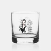 水中のにおい ウイスキーグラス (正面)