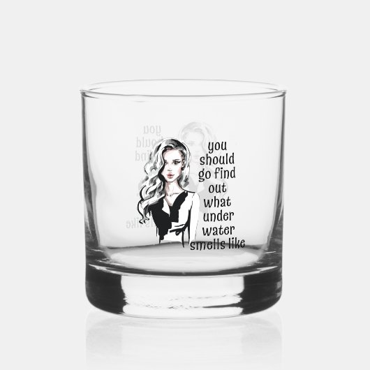 水中のにおい ウイスキーグラス (正面)