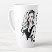 水中のにおい カフェラテマグ (左アングル)