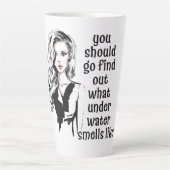 水中のにおい カフェラテマグ (正面)