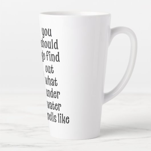 水中のにおい カフェラテマグ (右)