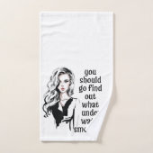 水中のにおい バスタオルセット (ハンドタオル)