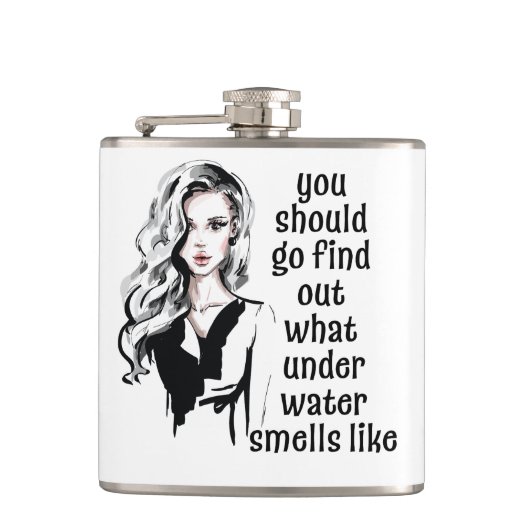 水中のにおい フラスク (正面)